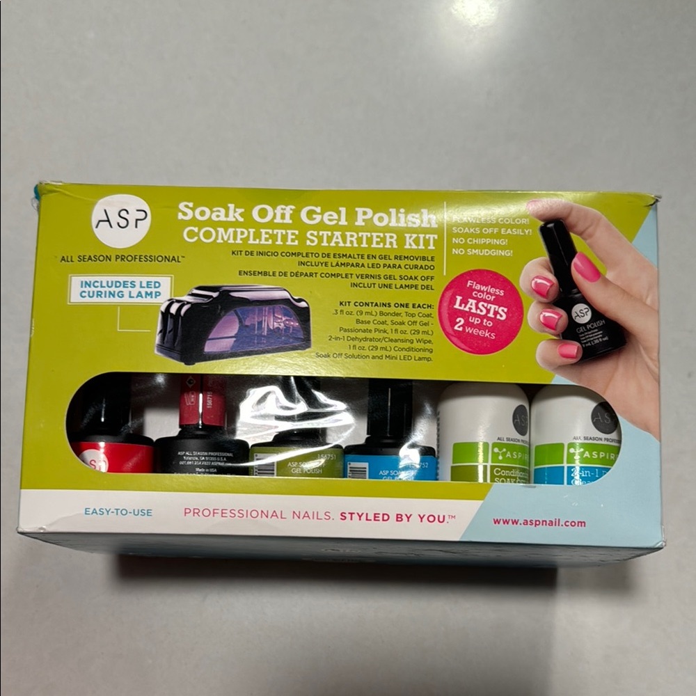 ASP Soak Off Gel Polish Starter Kit